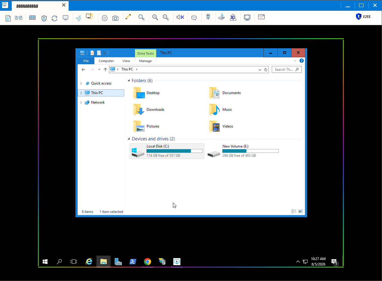 Screensie Remote Control with desktop and session tools